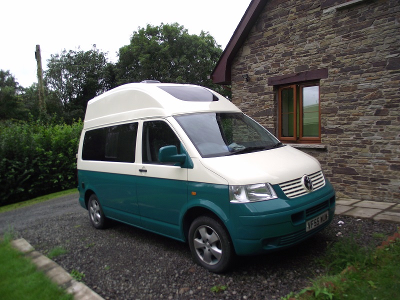 vw t5 high top camper for sale