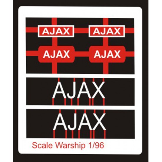 Leander Class Name Plate  96th- Ajax