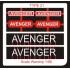 Type 21 Class Name Plate  96th- Avenger
