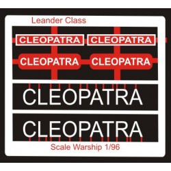 Leander Class Name Plate  96th- Cleopatra