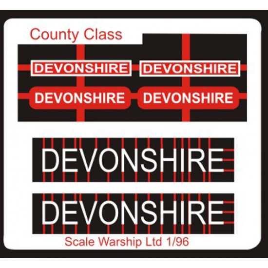 County Class Name Plate  96th- Devonshire