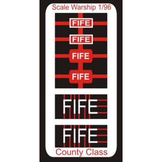 County Class Name Plate  96th- Fife
