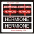 Leander Class Name Plate  96th- Hermione