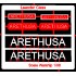 Leander Class Name Plate  96th- Arethusa