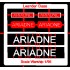 Leander Class Name Plate  96th- Ariadne