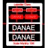 Leander Class Name Plate  96th- Danae