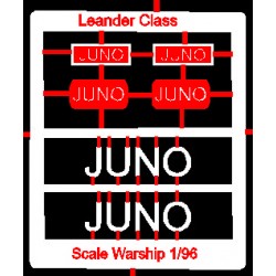 Leander Class Name Plate  96th- Juno