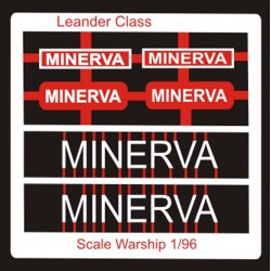 Leander Class Name Plate  96th- Minerva