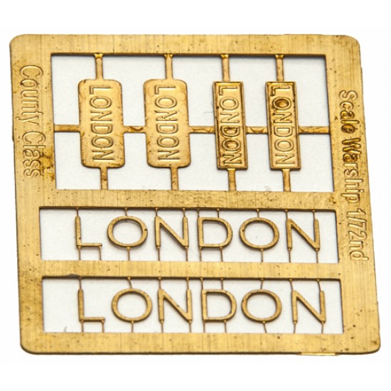 County Class Name Plate  72nd- London