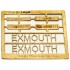 Type 14 Frigate Name Plate  72nd- Exmouth