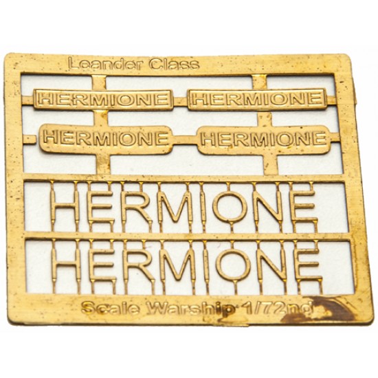 Leander Class Name Plate  72nd- Hermione