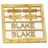 Tiger Class Name Plate  72nd- Blake