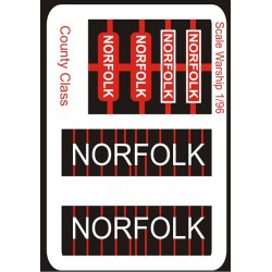County Class Name Plate  96th- Norfolk
