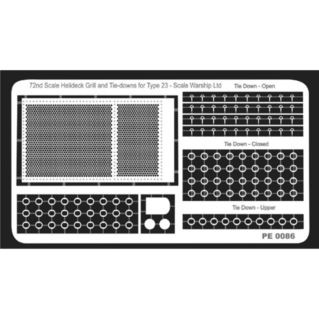 Helideck Grill and Tiedowns 32nd