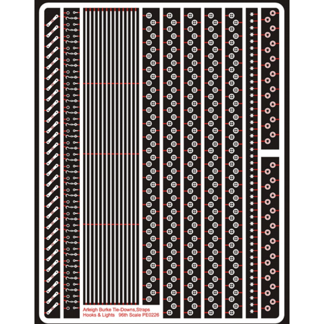Arleigh Burke Helideck Tiedowns, Hooks and Strap