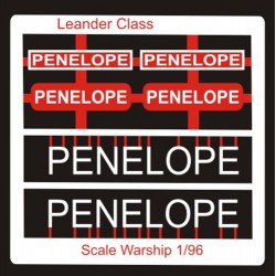 Leander Class Name Plate  96th- Penelope