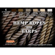 LifeColor Hemp Ropes and Tarps set (22ml x 6)